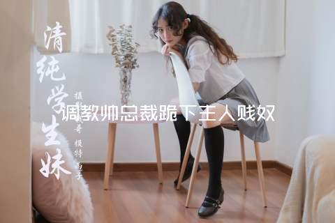 调教帅总裁跪下主人贱奴